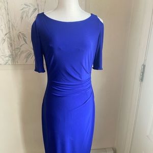 LAUREN RALPH LAUREN Midi Cold Shoulder Dress